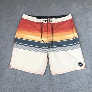 O’Neill Board Shorts Mens 38 Multicolored Guys' Informant Swim Trunks